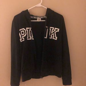 Black zip up hoodie